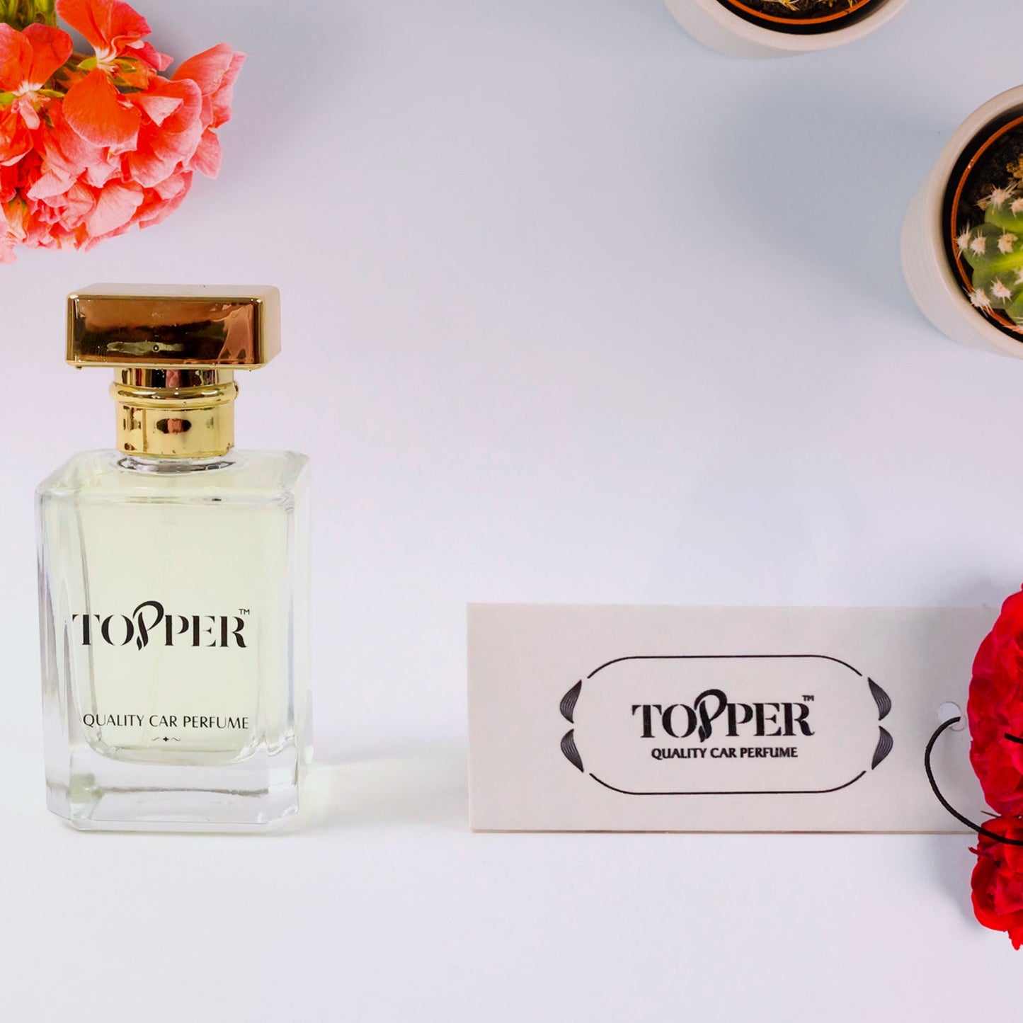 Topper Cool Water Premium Car Perfume With Rich Fregrence (50ml)