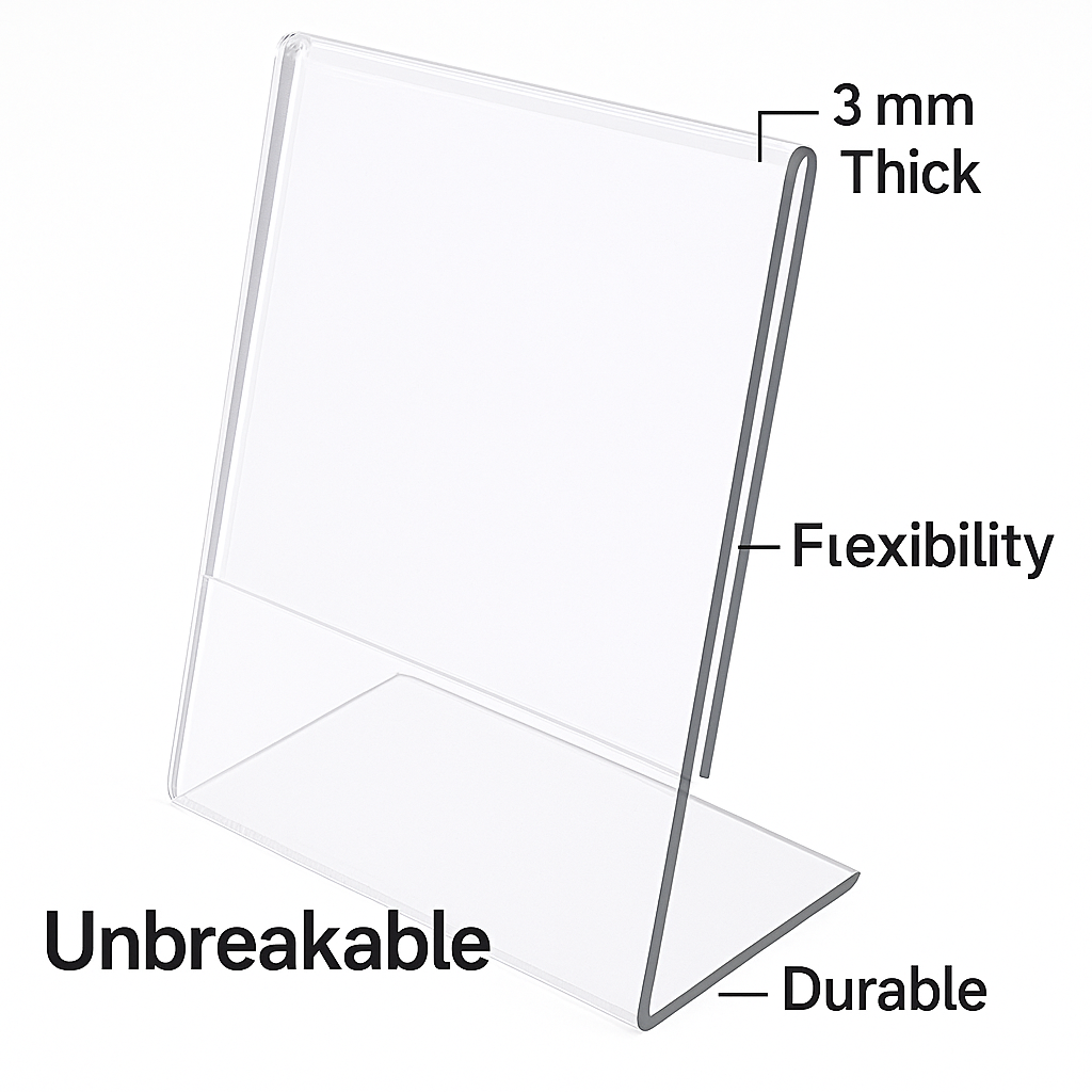 Google Review QR Code Stand – Premium Acrylic with NFC Tap – For Restaurants, Cafés, Salons & Retail