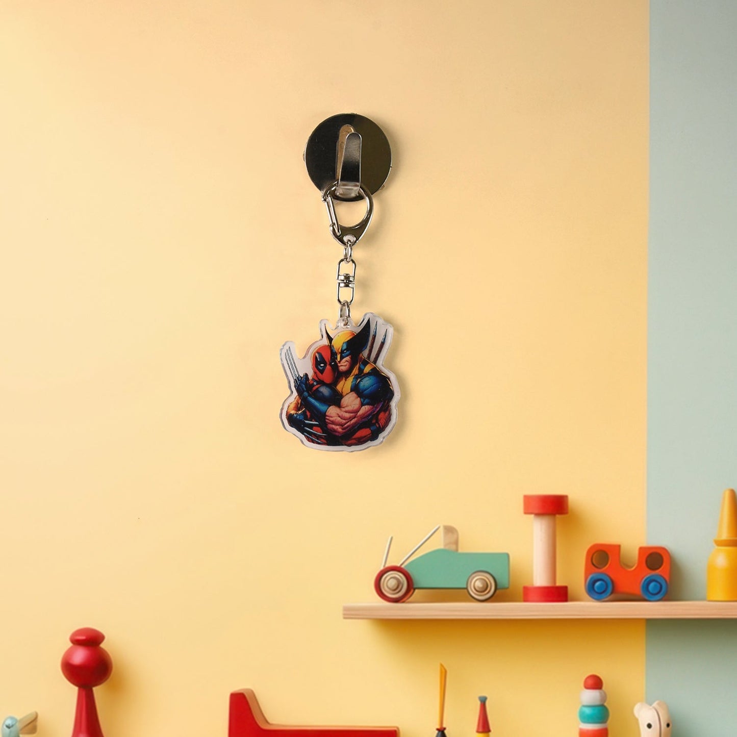Cartoon Character Acrylic Keychain for (1 Pc)