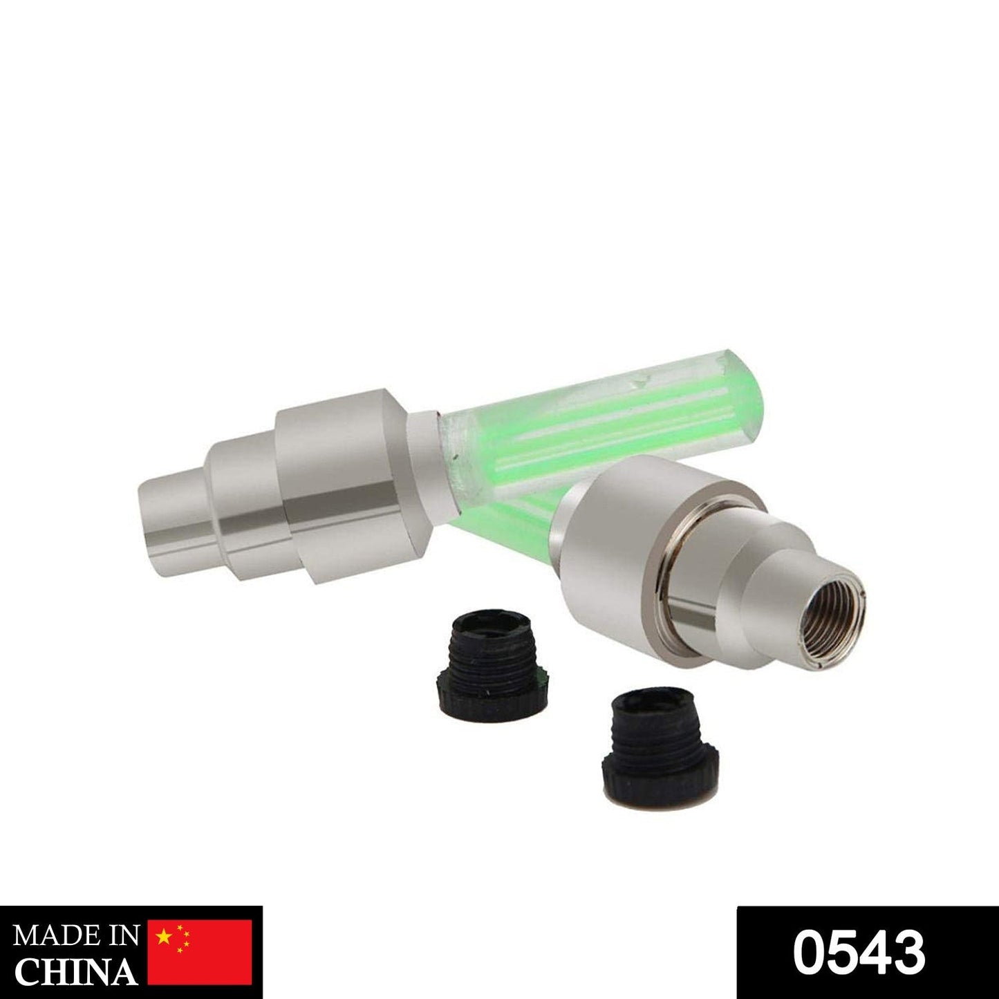LED Flash Light lamp tyre Wheel Valve Sealing caps (2 Pc / Mix Color)