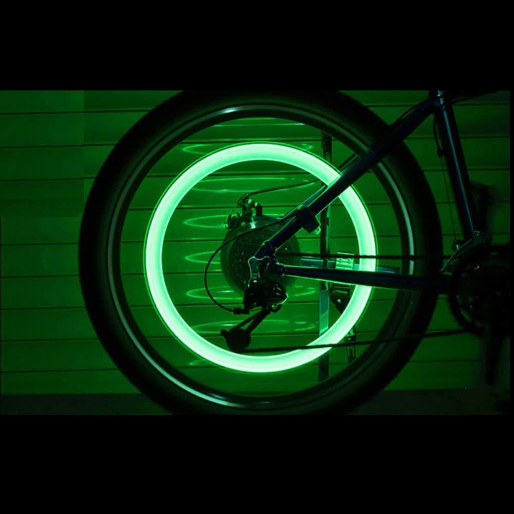 LED Flash Light lamp tyre Wheel Valve Sealing caps (2 Pc / Mix Color)