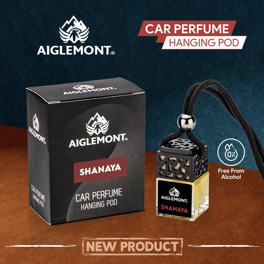 Aiglemont's Shanaya Car Perfume Hanging Pod | Car Air Freshener | Car Accessories (8ml)